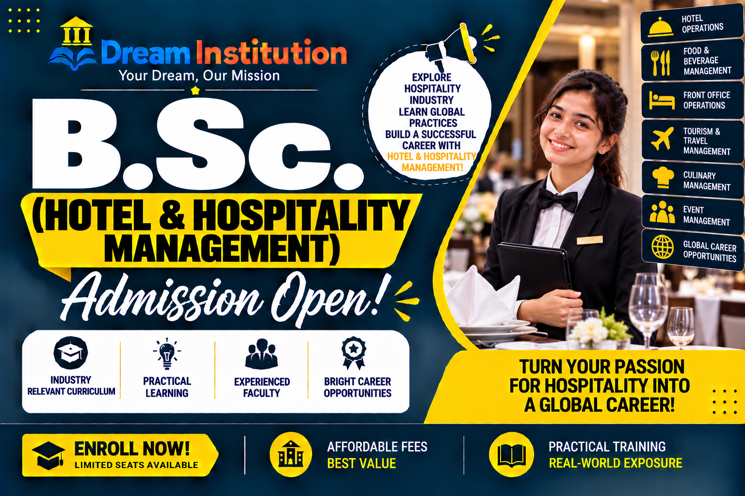 B.S.C ( HOTEL & HOSPITALITY MANAGEMENT)